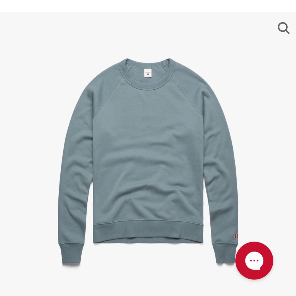 Homage Women's Go-To Crewneck in vintage blue